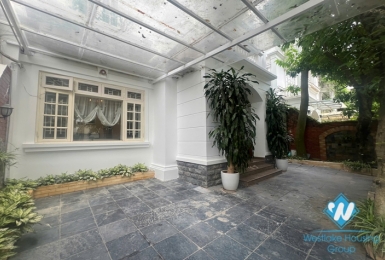 Garden 5 bedrooms house for rent in Ciputra, Tay Ho ward, Ha Noi